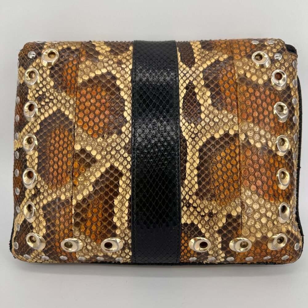 Gucci Python Arli Flap Medium Shoulder Bag - image 3